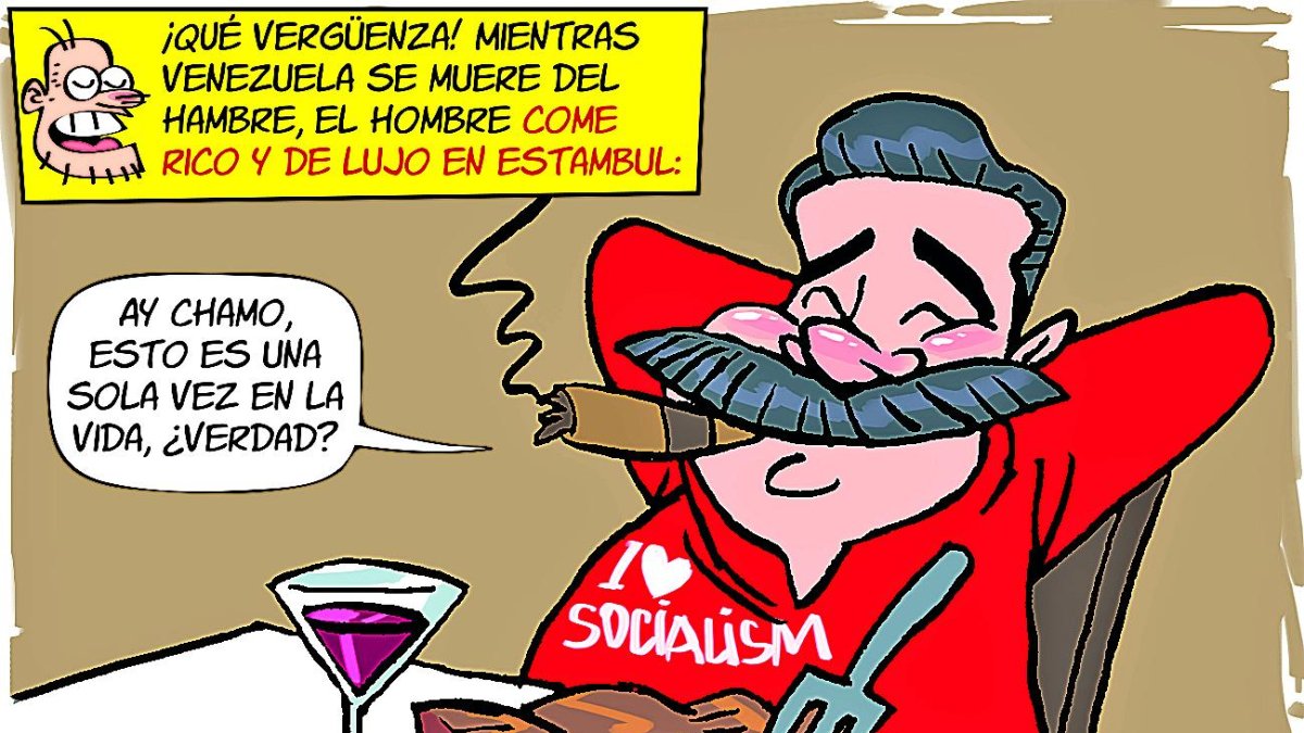 ...El obeso dictador se burla de sus compatriotas...