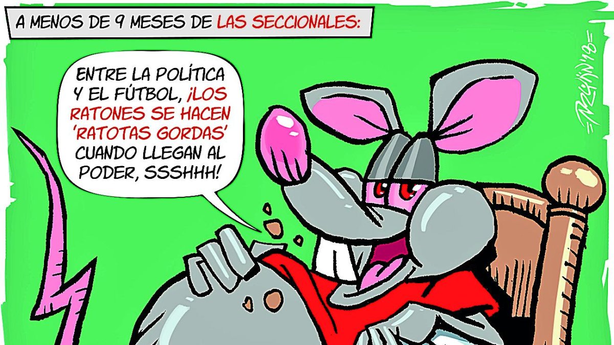 ...Algunas figuras políticas surgen gracias al fútbol...