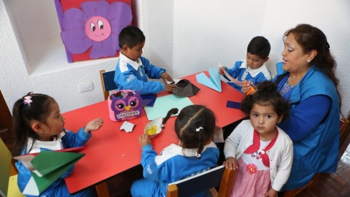 El programa está dirigido para niños de 1 a 3 años.