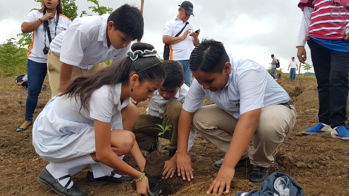 Alumnos de escuelas y colegios se acercaron a participar en la actividad.