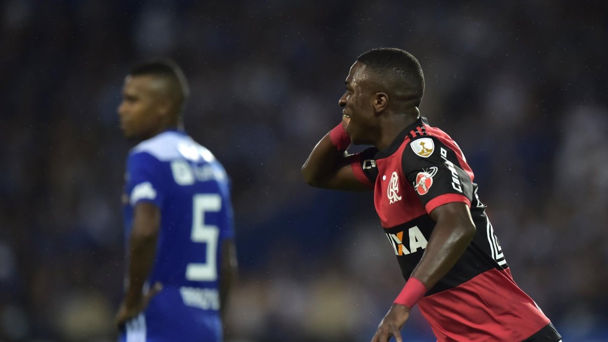 El ‘mengao’ le dio la vuelta al marcador gracias a un inspirado Vinicius Junior.