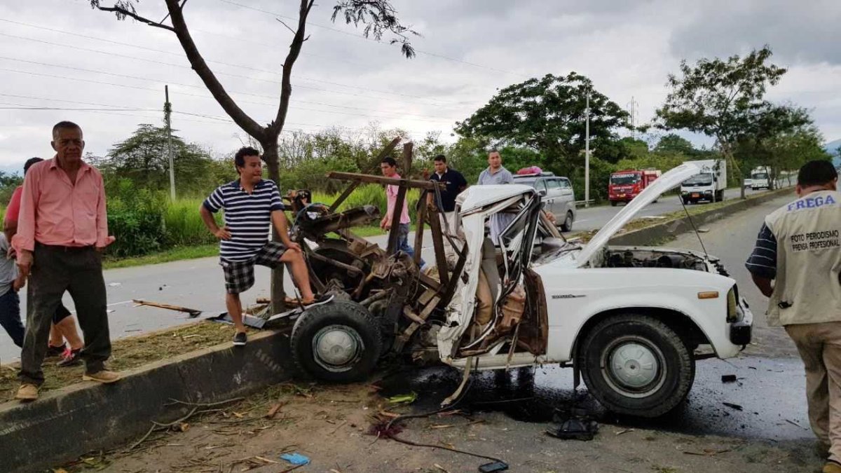 Imágenes del accidente
