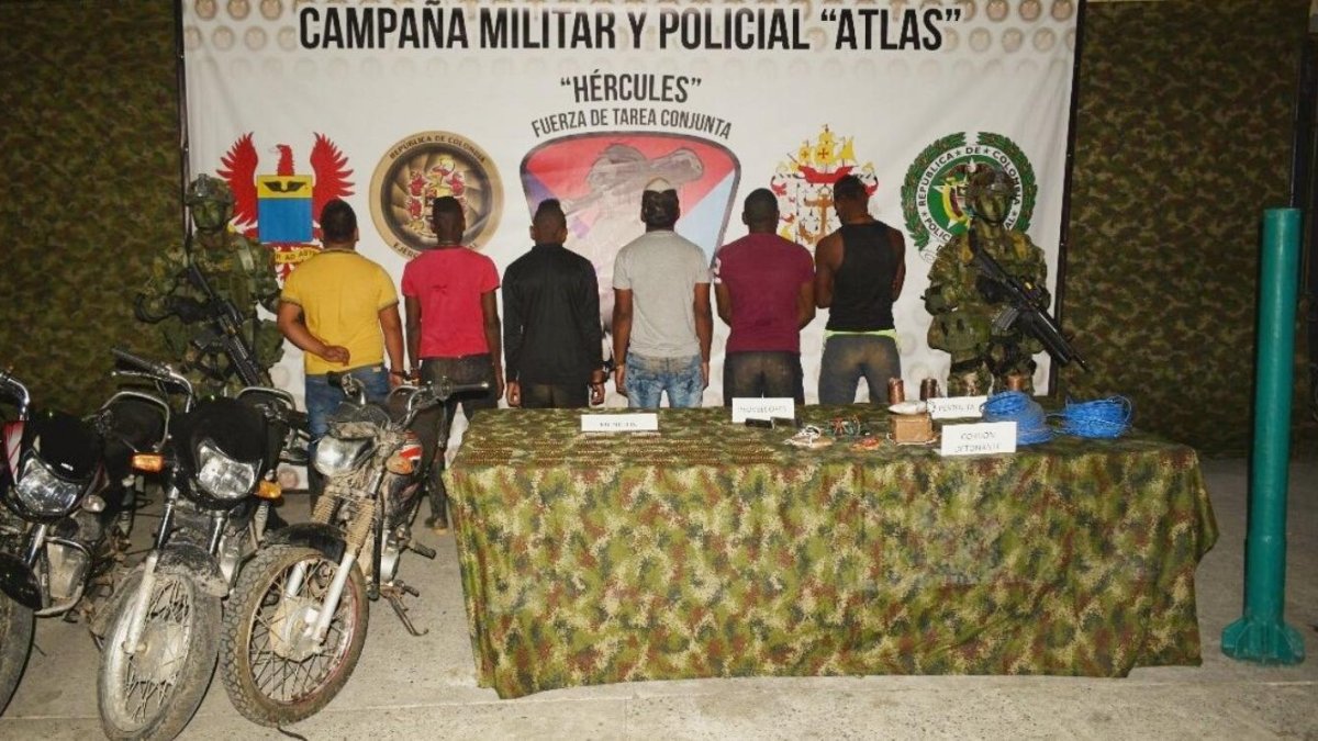 Autoridades colombianas lideraron la detención.