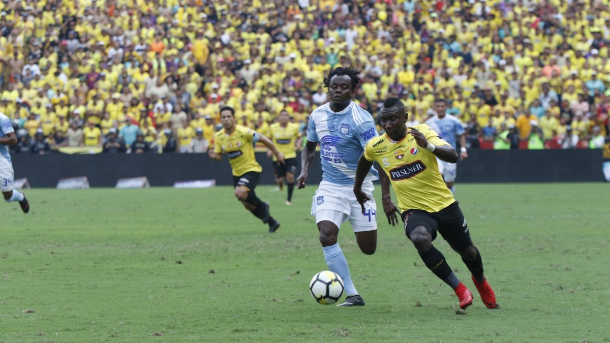 Partido entre Barcelona y Emelec, el pasado abril.