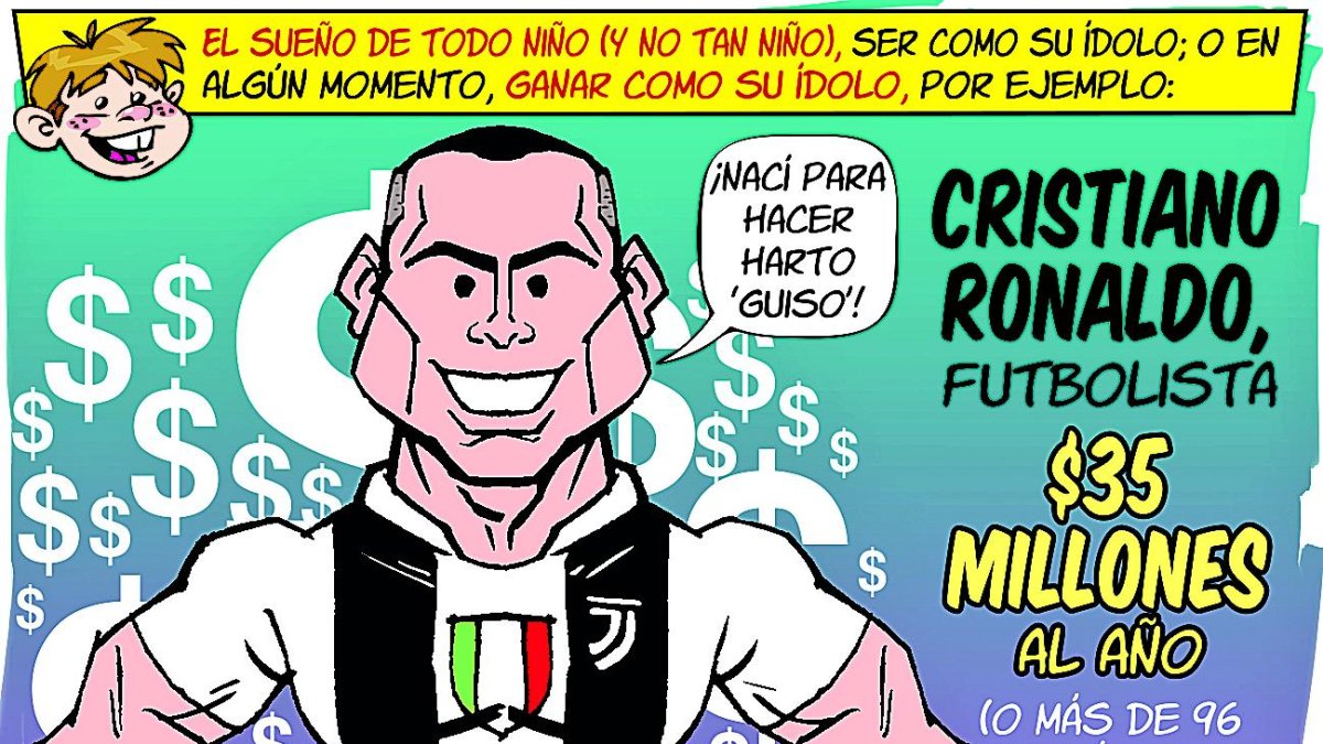 ...Cualquier “cristiano” quisiera semejante “sueldazo”...