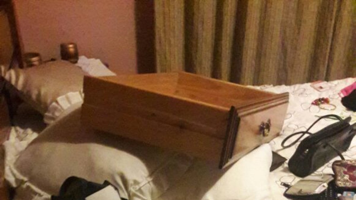 Así fue cómo los delincuentes dejaron la vivienda.