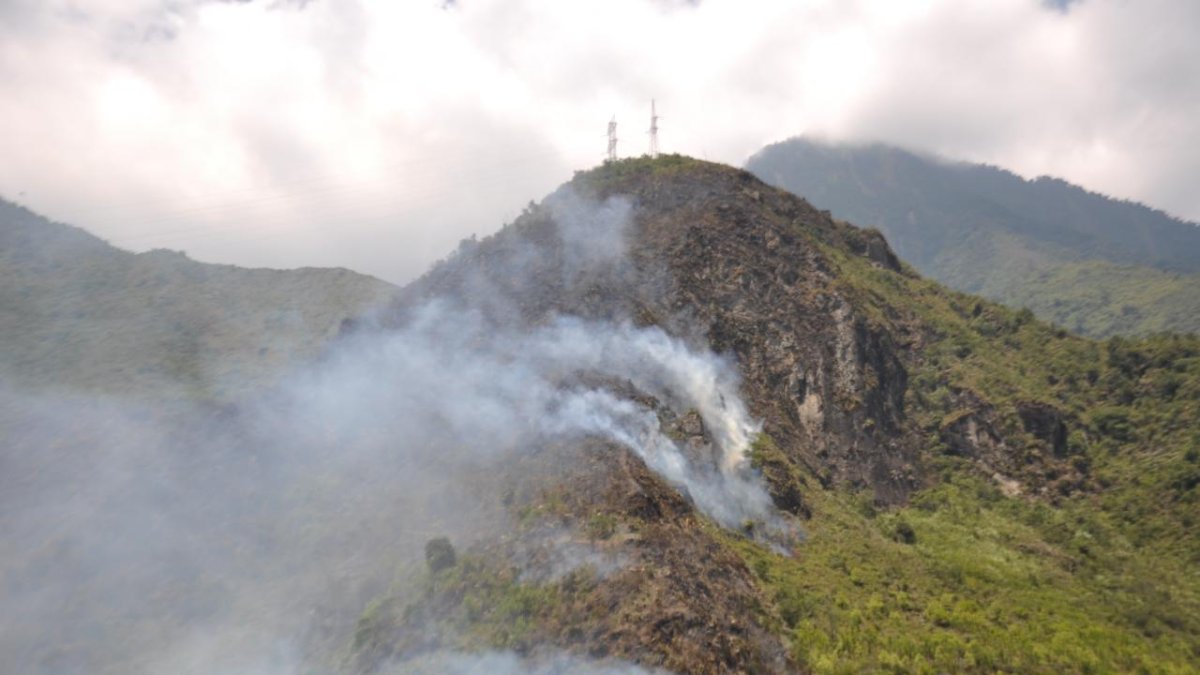 En lo que va del año se han registrado un total de 30 incendios forestales.