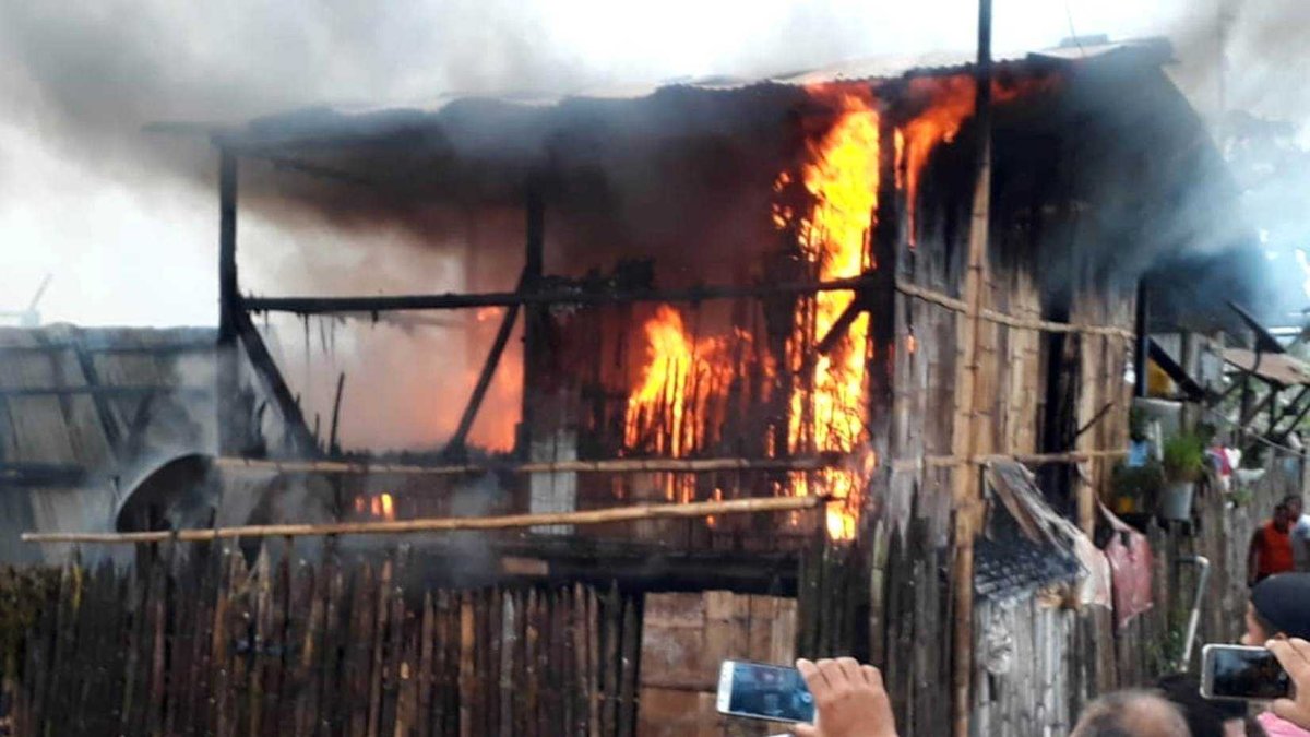 Aproximadamente 40 personas quedaron damnificadas.