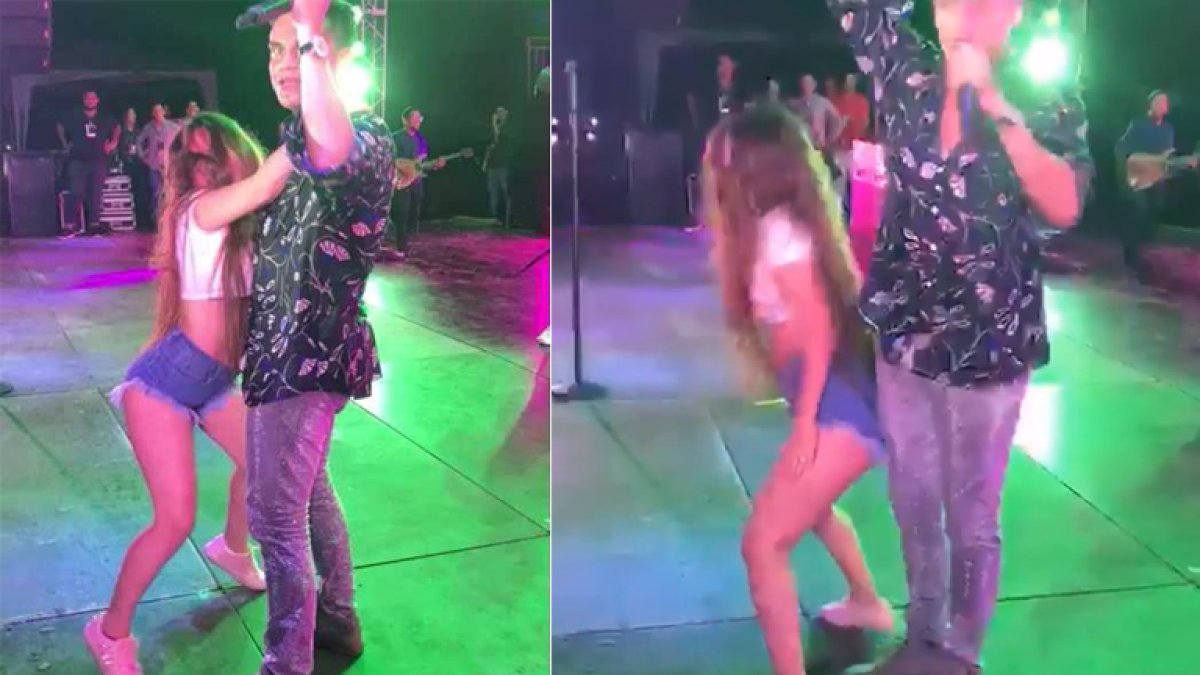 El cantante colombiano se presnetó en Manta por Carnaval.