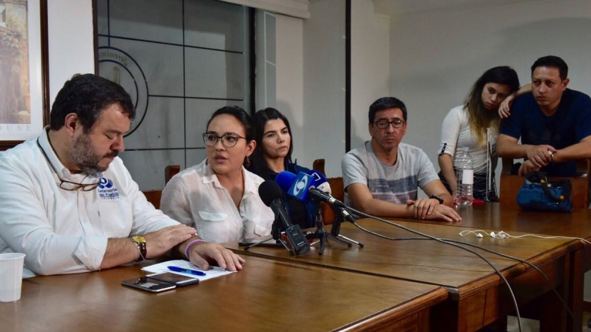 El funcionario colombiano se refirió al respaldo dado y junto con ellos se espera que los análisis determinen si los cuerpos son o no de los ecuatorianos.