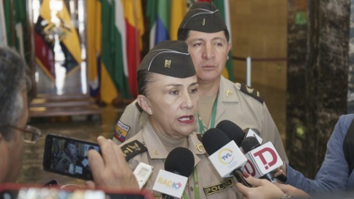 La jefa de la escolta legislativa de la Asamblea Nacional, Margarita Pereira.