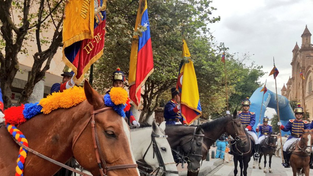 El recorrido culmina en la ‘Casa de los Tratados’ luego de 14 kilómetros de cabalgata.