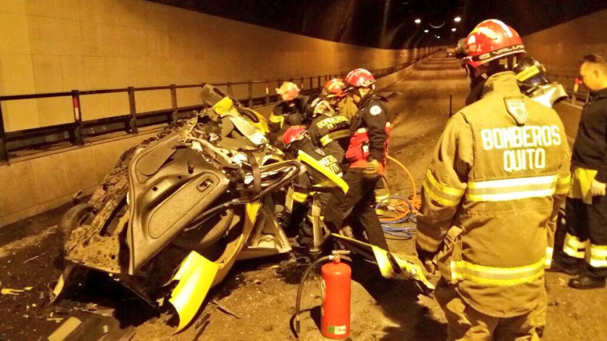 El Cuerpo de Bomberos acudió al llamado de emergencia.