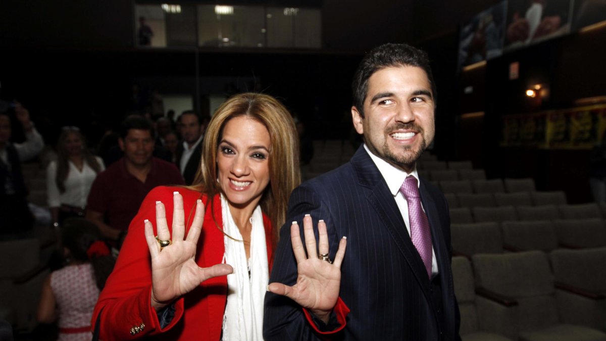 Gabriela Pazmiño y Dalo Bucaram.