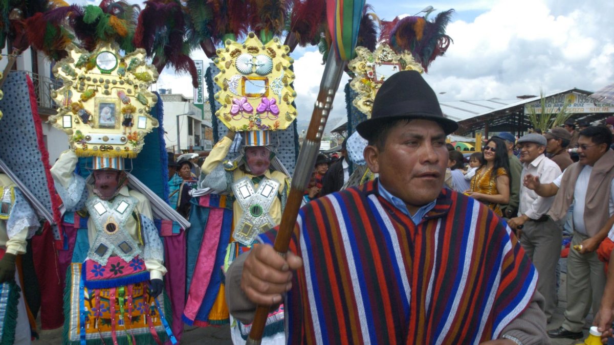 Referencial. Esta fiesta, declarada Patrimonio Cultural Intangible del Ecuador en 2001, se celebrará con su tradicional desfile folclórico.
