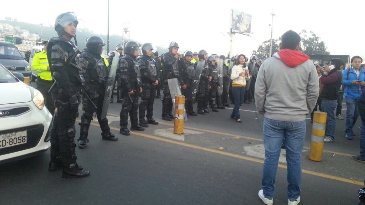 Los moradores del sector tuvieron dificultad para movilizarse.