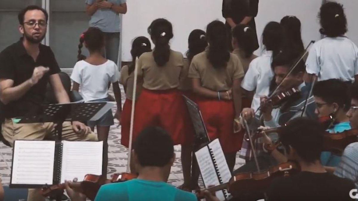 Las niñas han participado en dos conciertos de la Orquesta.