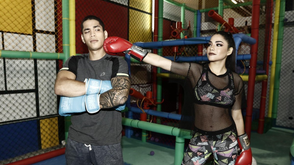 Sara, de 22 años, y Quesito, de 21, como lo llaman en BLN