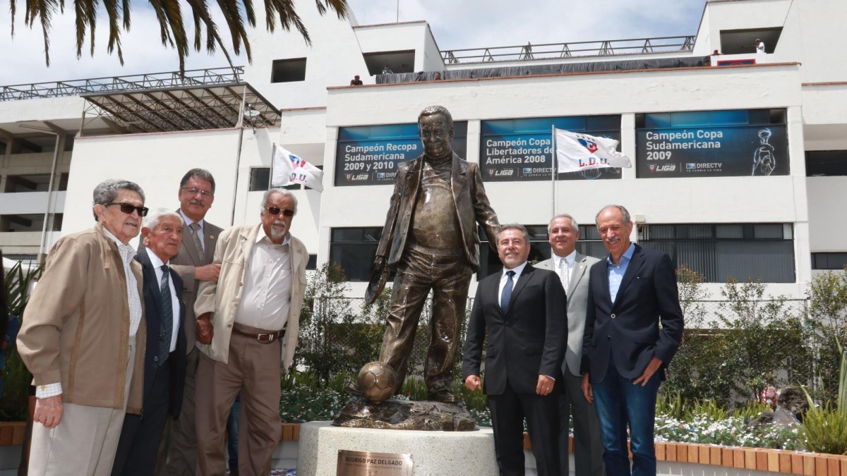 El estadio de Liga lleva el nombre de Rodrigo Paz Delgado.