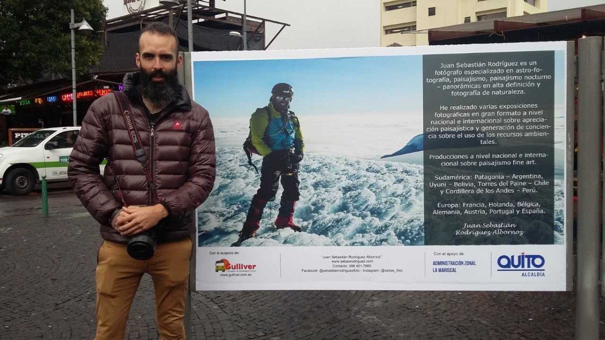 Las fotografías de la galería pública de la Plaza Foch fueron cambiadas. La nueva muestra estará disponible hasta junio.
