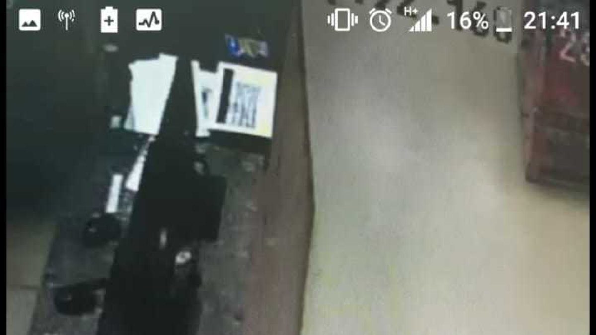 El asalto quedó registrado en vídeo.