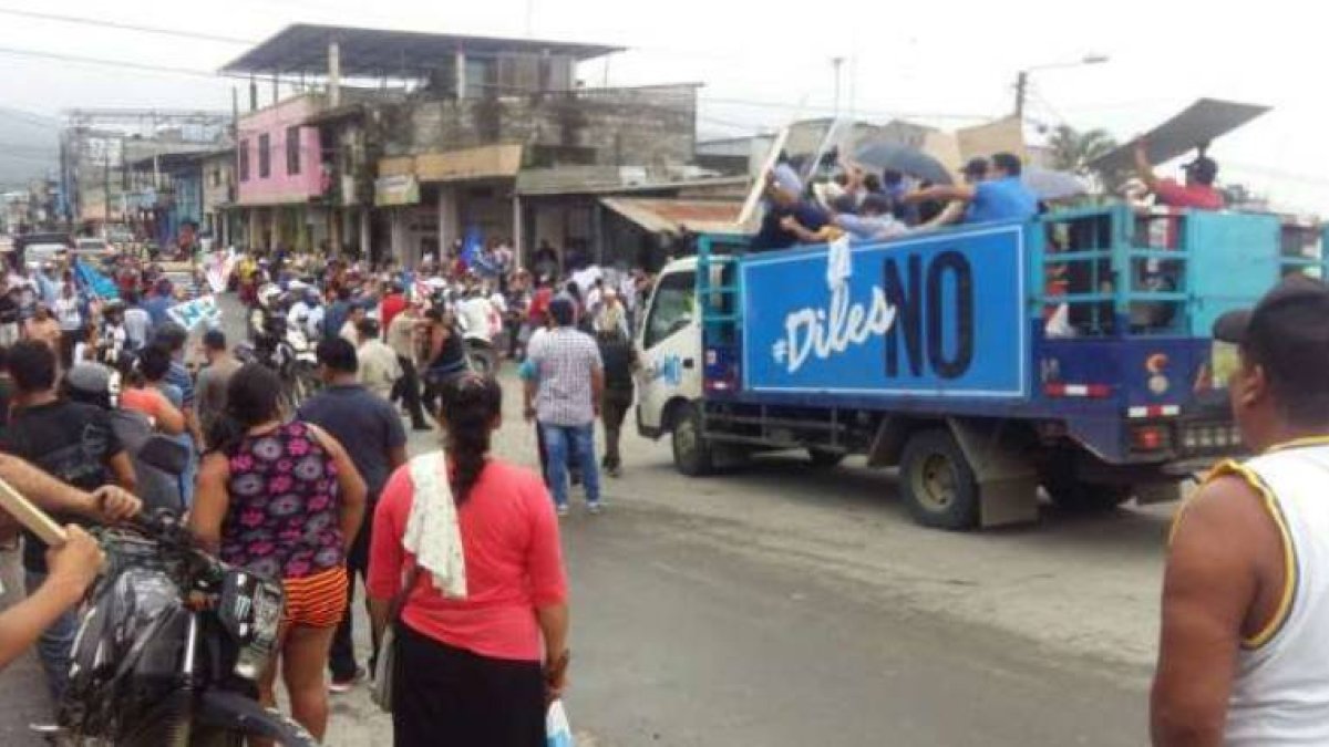 Similares incidentes ocurrieron en La Maná.