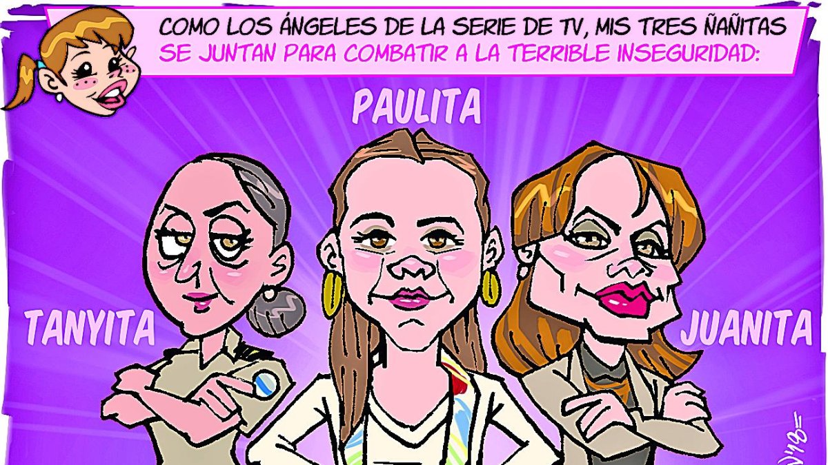 3 mujeres de temple están en lucha contra el hampa...