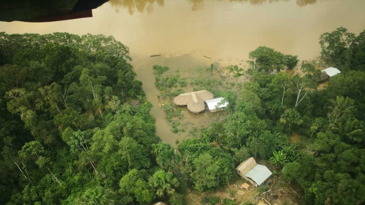 Las familias afectadas fueron evacuadas.
