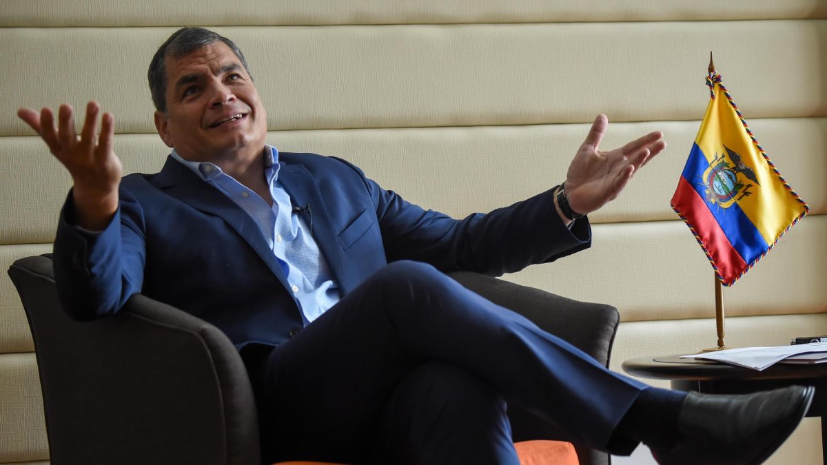 Rafael Correa actualmente vive en Bélgica.