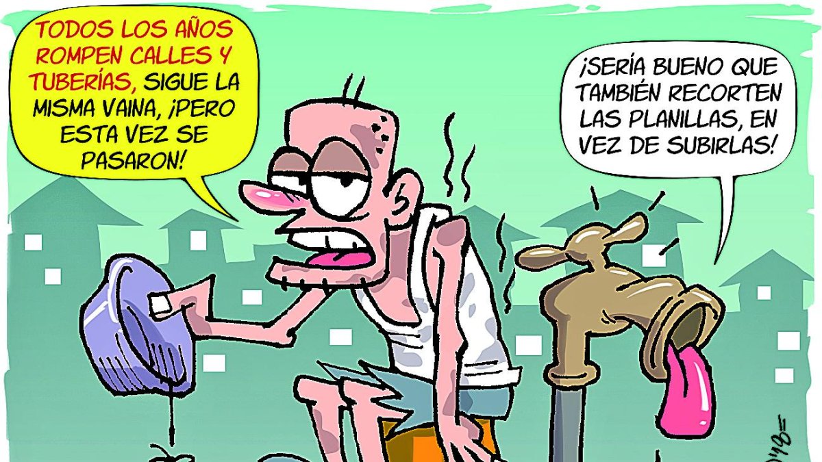 ...¿Y cuándo nos “recortarán” las planillas de agua?...