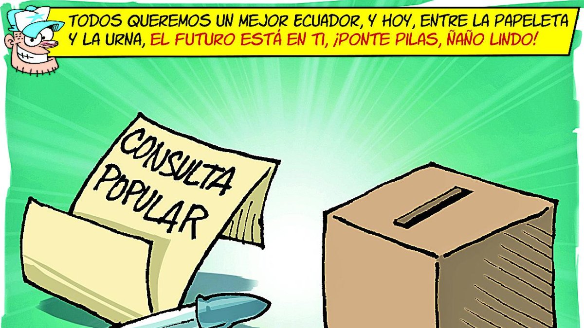 ...Vota hoy, pensando en tu país y en los tuyos...