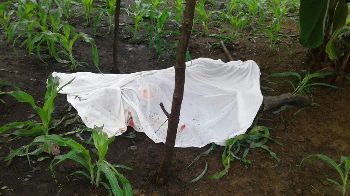 El cadáver de Ángel Villamar fue trasladado hasta la morgue.