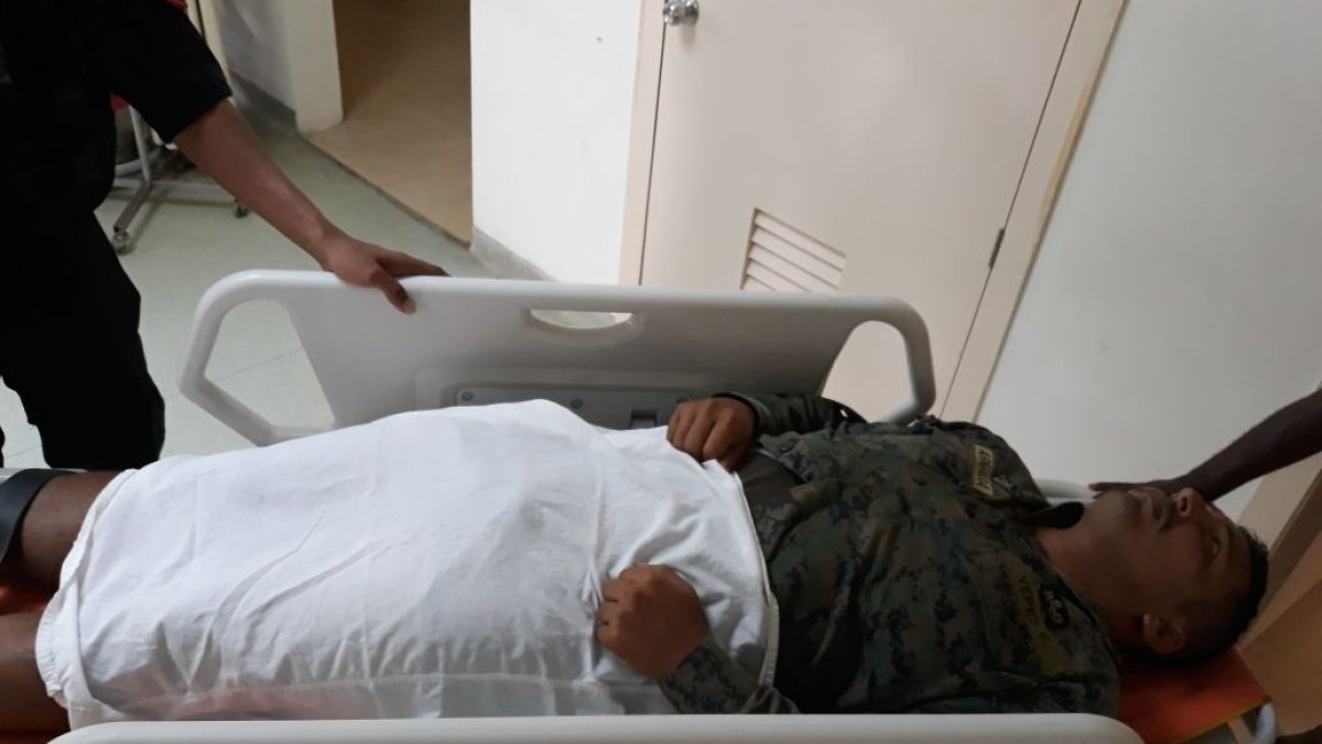 El hecho se produjo en el sector El Pan, mientras se realizaban patrullajes preventivos con drones.