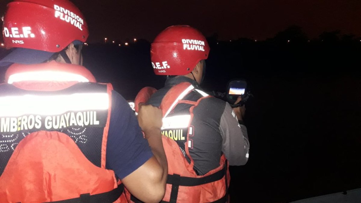 El Ecu911 también alertó de este accidente fluvial.