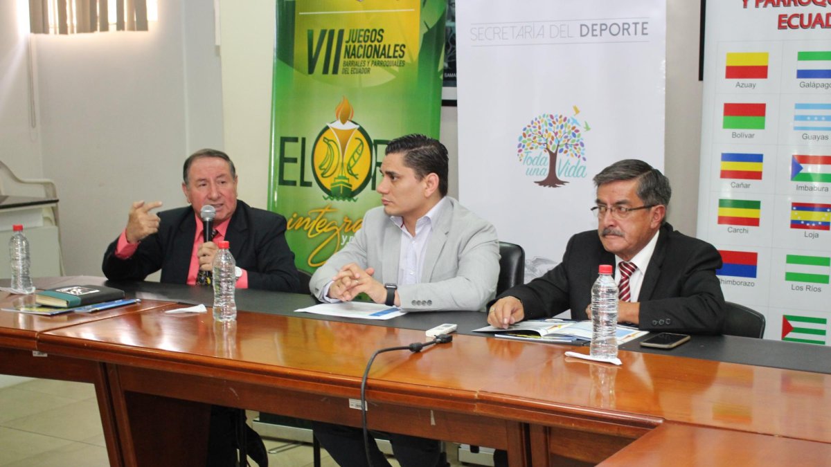 Más de 3.500 deportistas formarán parte de los VII Juegos Nacionales Barriales y Parroquiales del Ecuador.