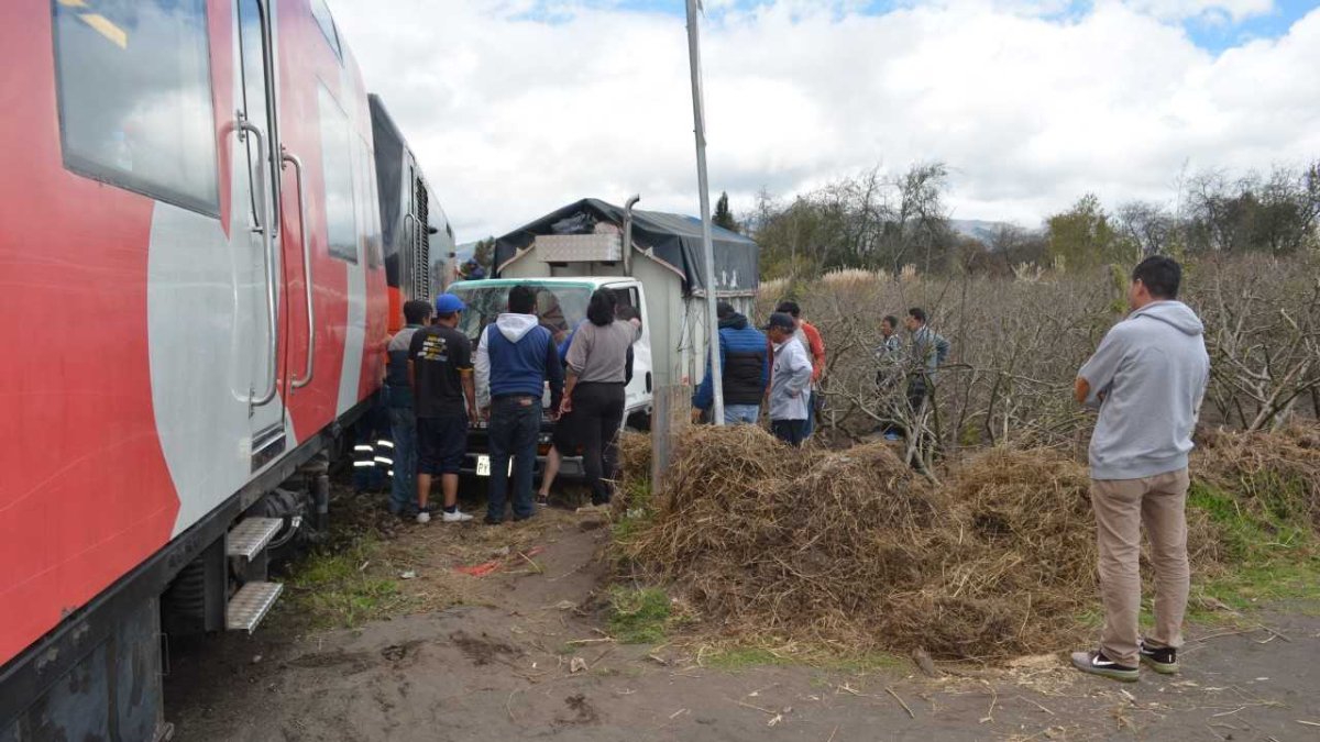 Imágenes del accidente.