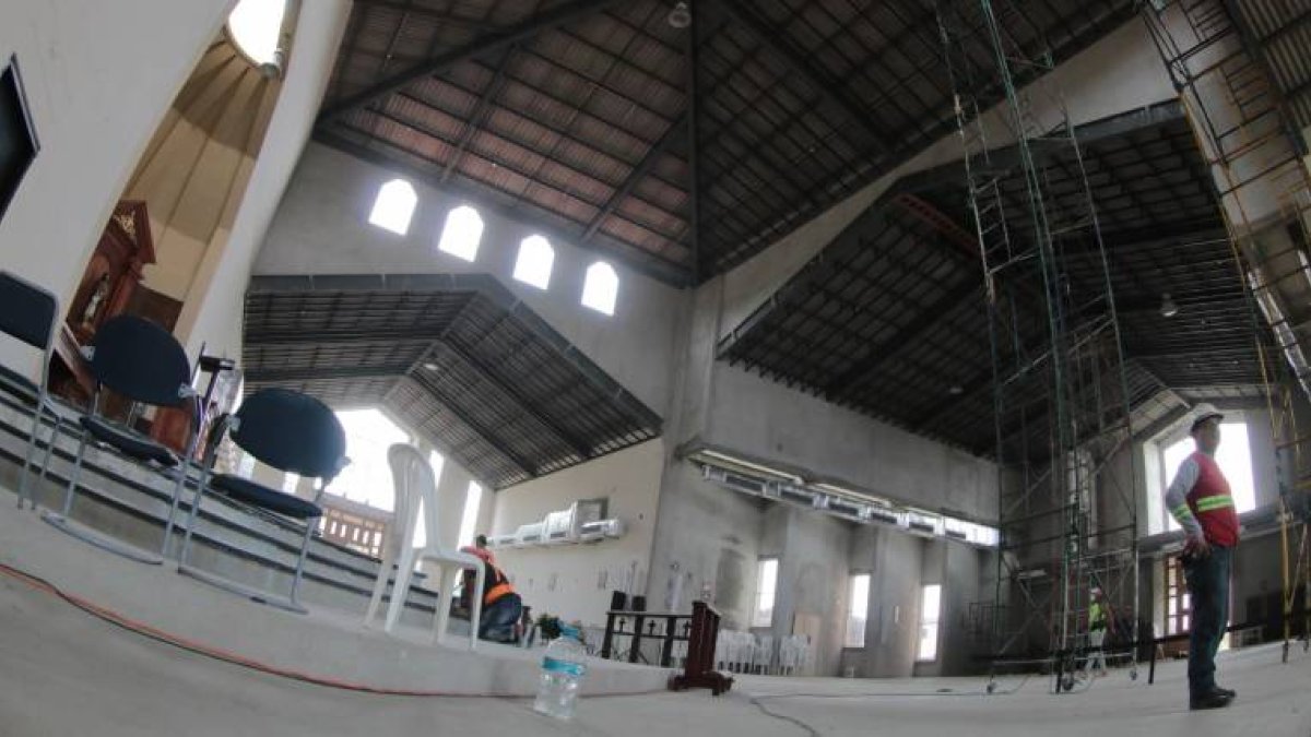 Los trabajos iniciaron ante la falta de un templo cercano.