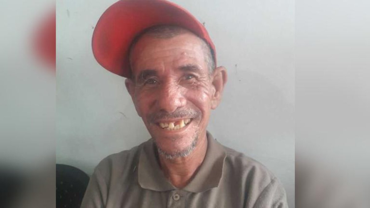 José Enrique Carreño Ruiz, asegura que tiene 58 años y habita por el sector El Zapote y El Guayabo pero de Manabí.