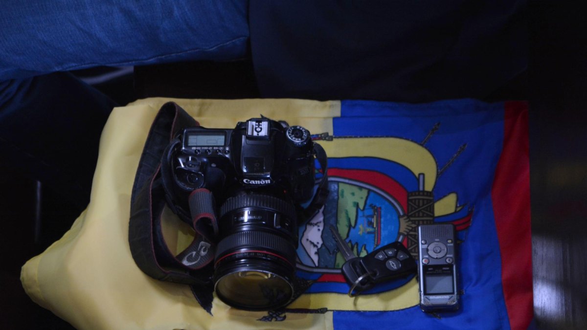 Imágenes del funeral del equipo periodístico de El Comercio.