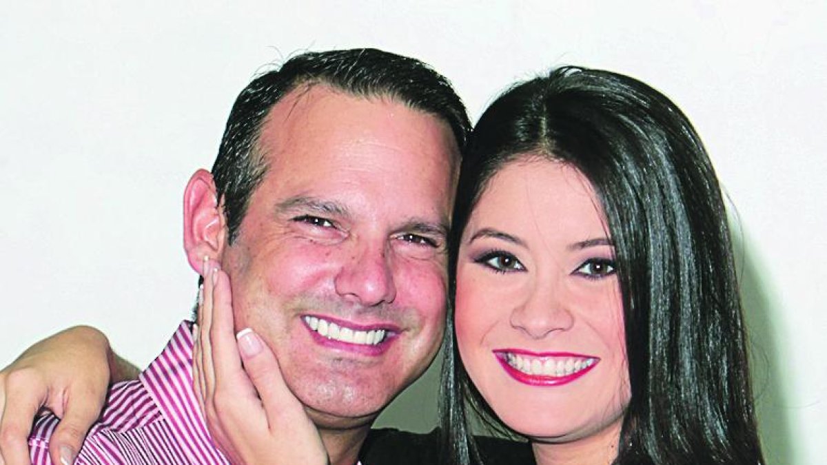 Los extortolitos se casaron en enero de 2011, al pie de la playa.