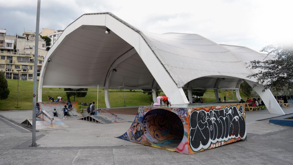 El área fue entregada oficialmente a los quiteños hace cuatro años, en donde funcionaba la antigua terminal terrestre de Cumandá.