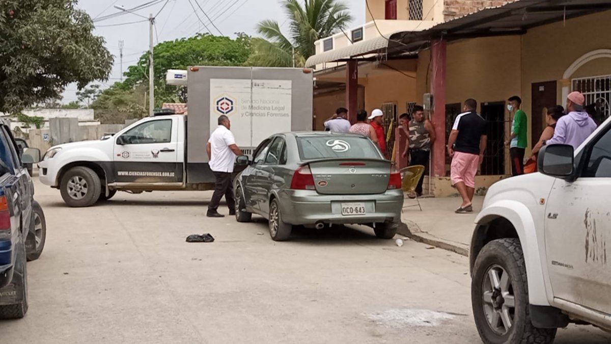 Dentro de esta casa se perpetró el crimen de Wilmer Miguel Cevallos Jiménez.