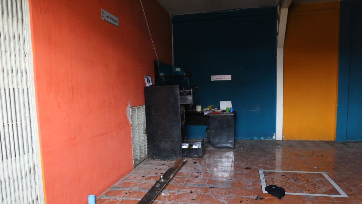 Esta era el área de Recepción de la clínica de rehabilitación clandestina.