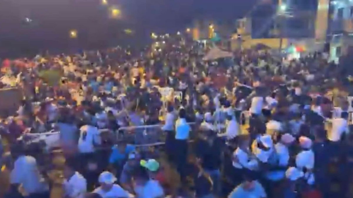 Las detonaciones causaron temor entre los asistentes al encuentro político.