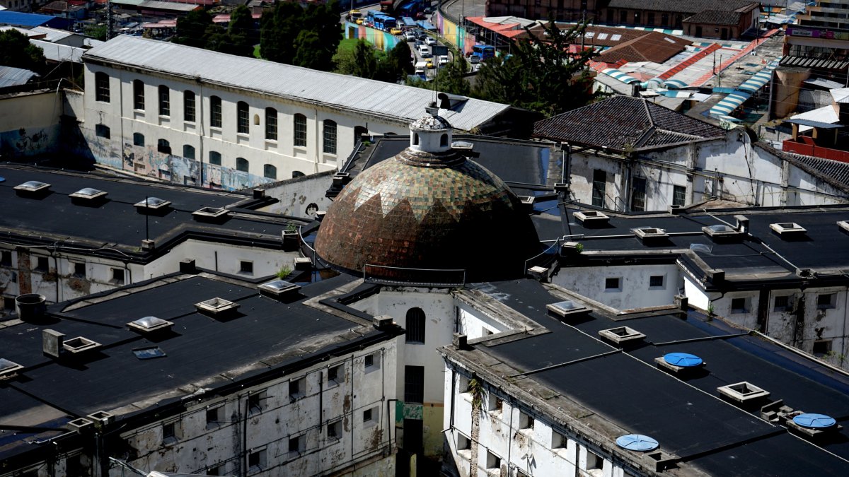 El diseño del panóptico data del  siglo XVIII. Vista desde El Placer.