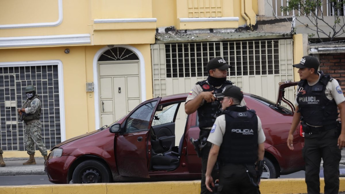 La persecución terminó en la avenida Domingo Comín.
