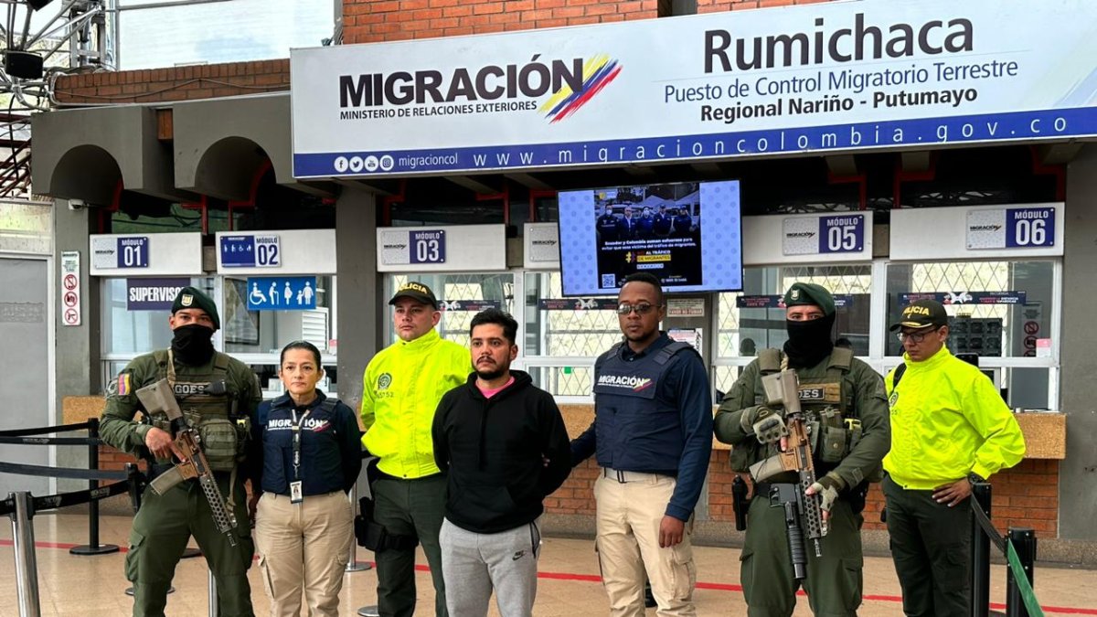 El sujeto ya está bajo custodia de las autoridades de Colombia. Estados Unidos lo reclama para juzgarlo.