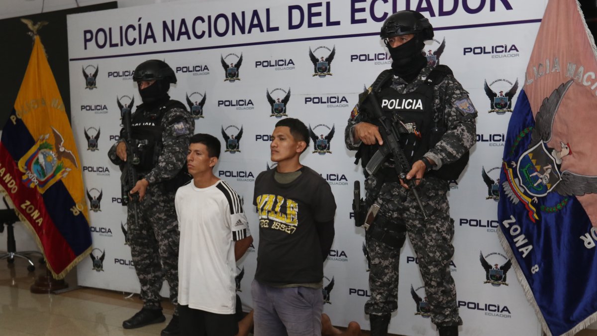 Sujetos extorsionaban en Guayaquil.