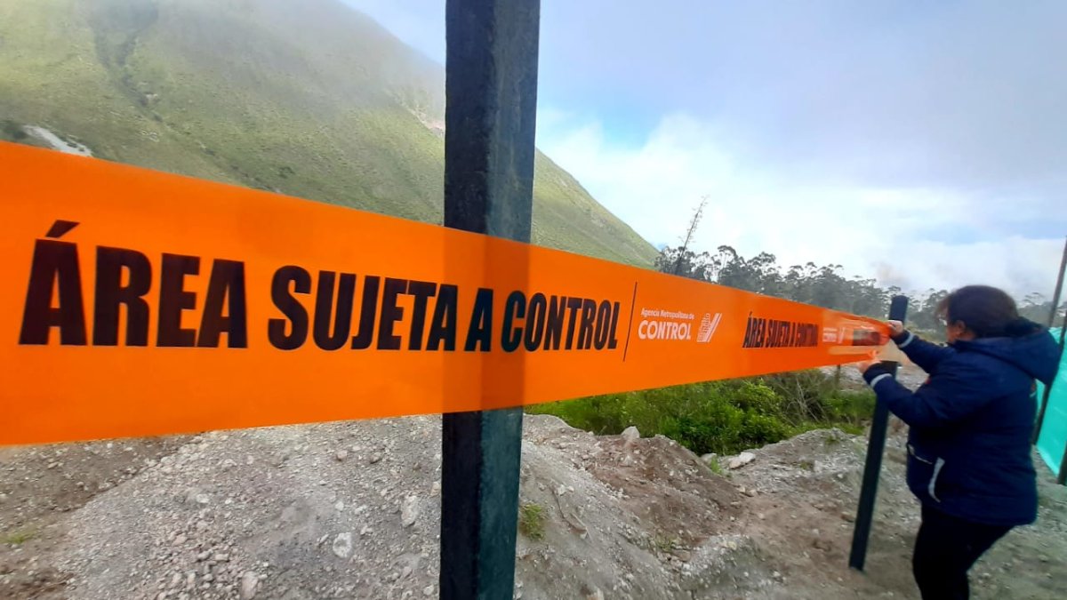 El predio tiene aproximadamente 10 hectáreas que habrían sido afectadas.