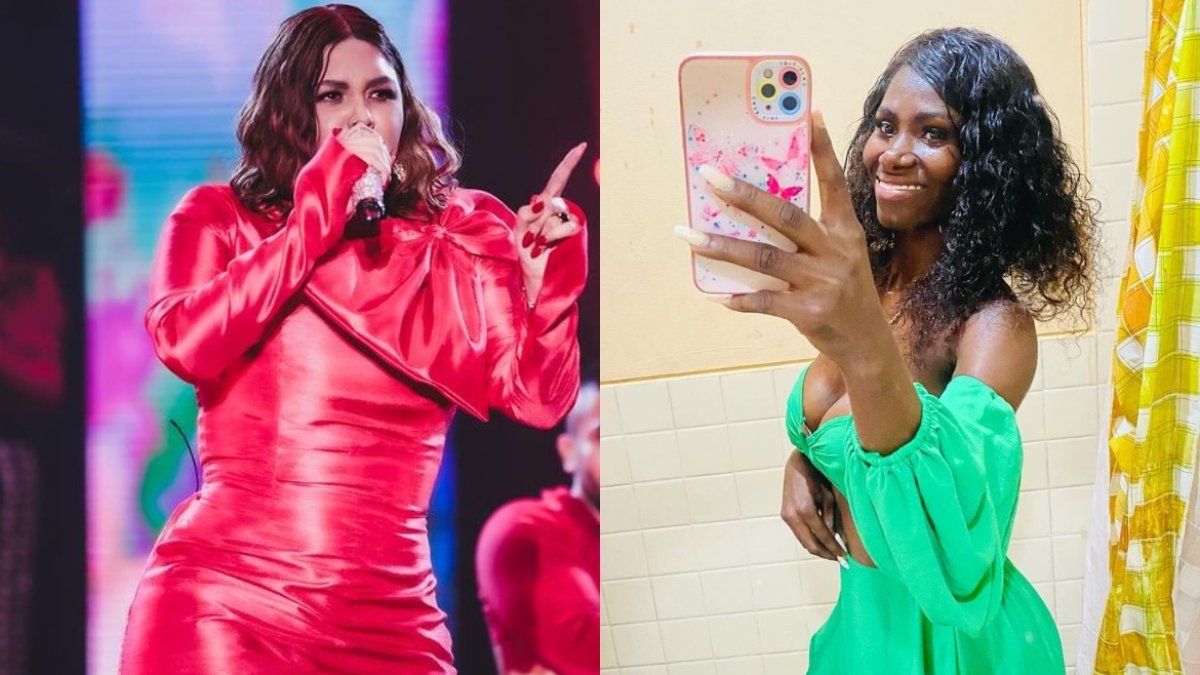 La cantante mexicana Yuridia y la ecuatoriana Johanna.